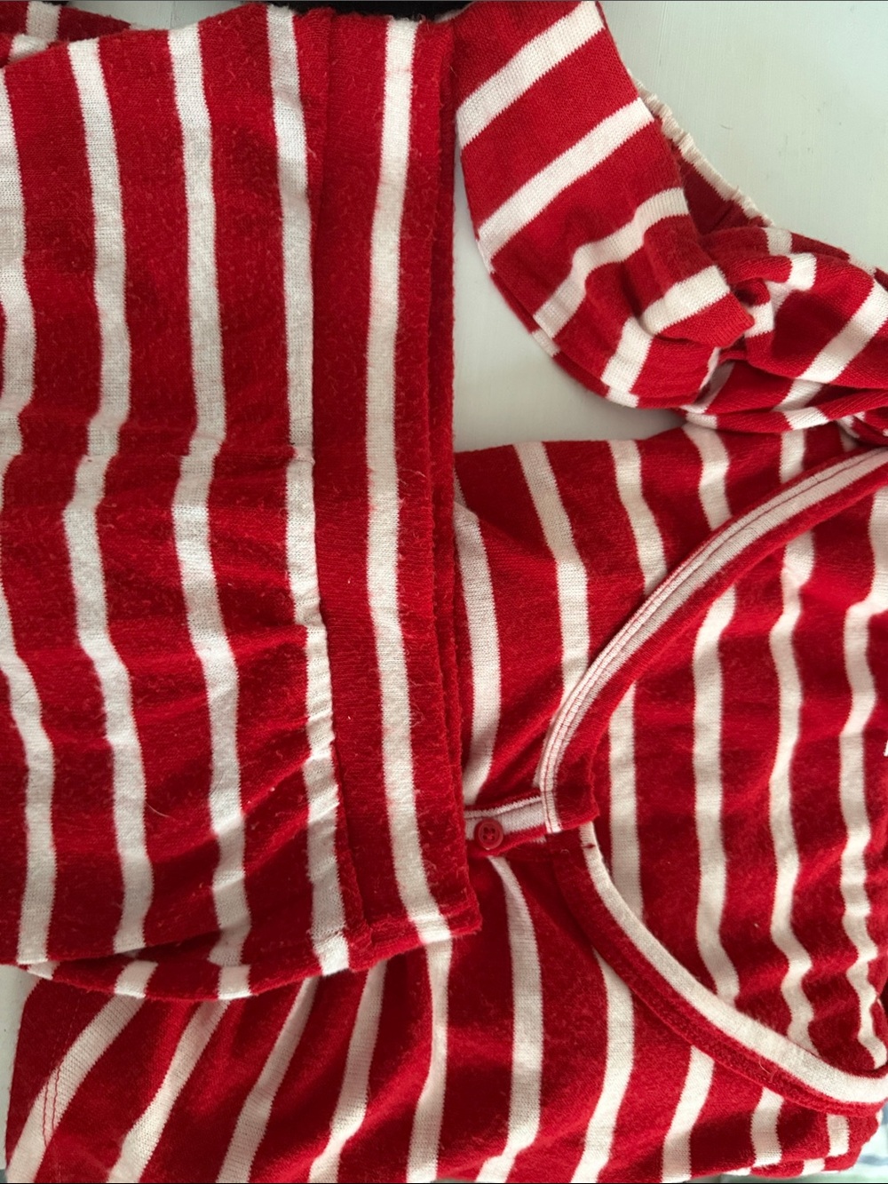 Colsie Red and White Striped Kids One-Piece